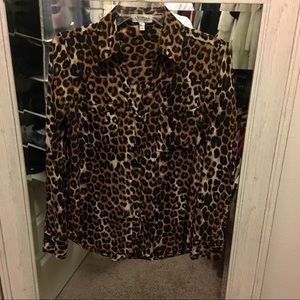Express Cheetah Blouse